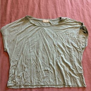 Altar'd State Sage Green Relaxed Short Sleeve Tee